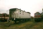 1998 stand dieser Wagen als Bahnhofswagen genutzt noch im Bw.Als ich schon Jahre spter nochmal nach Seddin fuhr war dieser Wagen bereits verschwunden.