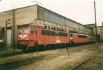 142 124,eine 155ziger und eine 232ziger im August 1998 im Bh Seddin.