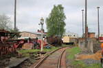 Der Wasserkran im Lokbahnhof Sonneberg (Th�r) beim Fr�hlingsfest am 04.05.2024.