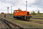 Historisches Eisenbahnwochenende Benndorf–Staßfurt    312 069-8 (LKM V 22) beim Lokschuppen-Fest der Eisenbahnfreunde Traditionsbahnbetriebswerk Staßfurt e.V.