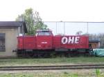 lok 60022 in Bleckede Eisenbahnausbesserungswerk am 15-10-2009