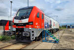 159 217-9 (Stadler Eurodual) zu Gast beim Tag der offenen Tür der Verkehrs Industrie Systeme GmbH (VIS) in Halberstadt.