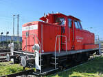 Anfang September 2021 konnte auf dem Außengelände des Eisenbahnmuseums in Koblenz die Rangierlokomotive 360 303-2 besichtigt werden.