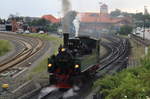 99 5902 beim Rangieren in Wernigerode.

Wernigerode, 02. August 2017