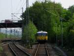 Ein Triebwagen der Baureihe 701 steht am 1.05.09 in Kassel-Wilhelmshhe und wartet auf seinen nchsten Einsatz.