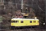 701 029 bei Arbeiten direkt am Westportal des Schwarzkopftunnels, 29.03.1983.