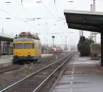 701 052-3 versucht sich durch das ganze Chaos in Eichenberg weiter in Richtung Norden durch zuschlagen. Aufgenommen am 26.11.2011.