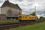 708 337 stand am s�dlichen Ende vom Bahnhof Pasewalk am 15.05.2026 und wartete auf den n�chsten Dienst. Zu dieser Zeit fanden Bauarbeiten statt am westlichen Gleis, zwischen dem Bahnhof und Sandf�rde.