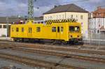 BR 708 steht abgestellt in Bamberg. Foto vom letztem Bahnsteig aus geschossen. 14.01.2011