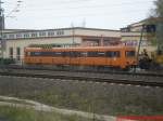 Ein Bahnbetriebswagen BR 708 steht in Halle/Saale HBF  21.04.2008  @Steve Parusel