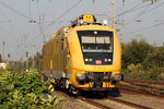 DB Netz 711 118-0 fährt in den Rangierbereich von Recklinghausen-Ost 15.9.2016