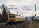 719 001 durchf�hrt am 22.Februar 2015 den Bahnhof Gundelsdorf in Richtung Saalfeld.