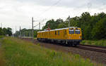 720 302 von DB Netz war am 28.06.20 auf Messfahrt.