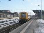 Hier ein GAF in Richtung Stralsund, bei der Durchfahrt am 25.2.2010 durch Angermnde.