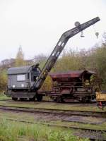 Der alte Lschekran in Chemnitz Hilbersdorf, 27.10.07 Ob das Teil als Fortschritt anzusehen war ist fraglich.