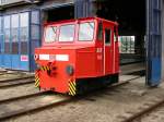 Verschubslok ASF149 in Cottbus beim Bahntag im Bahbetriebswerk (war fr alle zugngliches Gelnde an diesem Tag)