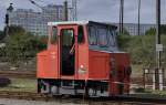 Bw Lichtenberg, (Blo), 01.10.10.,  175 Jahre deutsche Eisenbahn , ein aktives Akku-Schleppfahrzeug