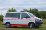 Abgestellter VW Transporter des DB Notfallmanagers. - 15.08.2014