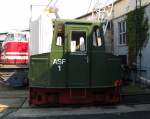 ASF 1 vom Museum Bw Arnstadt historisch, im Bw Arnstadt; 25.04.2011