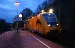 „Xynthia“ hat gestern 19.2.2010 auf der S-Bahnlinie 6 zwischen Essen und Düsseldorf ganze Arbeit geleistet.