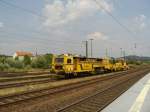 Diese Gleibaumaschine fuhr am 24.06.2005 durch Aschaffenburg Hbf.