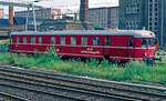 DR-Funkmesstriebwagen 188 101, aufgenommen am 25.07.1991 aus einem vorbeifahrenden S-Bahnzug vermutlich in der Nähe des Berliner Bf.