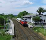 218 399-4 mit Mezug durch´s Vogtland    Eigentlich waren wir wegen diesem Zug nach Reuth gefahren.