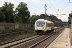 Ein Messzug Rtg. Hannover Schublok war 120 501 in Dedensen/Gmmer.