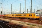 Fahrwegmesszug der DB Netz Instandhaltung in Frankfurt am Main Hbf, August 2020.