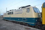 Angemietet von der DB Kommunikationstechnik GmbH (Magdeburg Hbf) standen die Train4Train GmbH, Bodenwerder Loks  111 025-3  (NVR:  91 80 6111 025-3 D-TFT ) und der Funkmessewagen (Messwagen 1)  D-DBKT