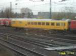 Hier zu sehen: Messwagen der DB Netz AG, wird zum vermessen von Gleisen / Strecken benutzt! Dieser steht hier in Aachen, im BW am Hauptbahnhof! Leider hat es - wie unschwer zu erkennen am BIld -