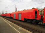 DB Gertewagen 80 80 978 0 010-2 Gertewagen 381, am 04.04.2012 im Tunnelhilfszug in Fulda.