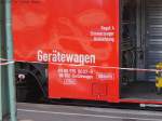 RTZ-Ger�tewagen 80 80 978 0007-8 des Rettungszugs.