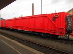 DB Transortwagen-Nord 60 80 991 1 224-5 DB Rtz-Trans 380 im Tunnelhilfszug, am 04.04.2012 in Fulda.