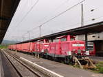 DB 714 003 mit dem Tunnelrettungszug, am 12.06.2018 in Kassel Hbf.