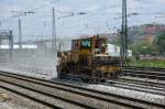 Deutsche Plasser SSP 110 SW am 13.06.09 bei Gleisbauarbeiten in Mnchen-Laim