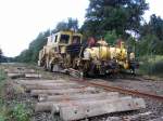 Und hier der SSP 2000 der mit beim Gleisumbau zwischen Hameln und Hess.Oldendorf dabei war