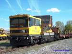 97 17 57 003 17-5 auf dem Gleisbauhof in Hanau Sommer 2005