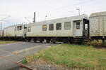 Der Certis Belchim B.V. Wohnwagen 99 80 9395 016-5 D-CERT in einem Unkrautspritzzug Richtung Erfurt Gbf, am 07.07.2026 in Erfurt Ost. 