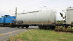 Der Certis Belchim B.V. Brauchwasserkesselwagen 99 80 9395 013-2 D-CERT in einem Unkrautspritzzug Richtung Erfurt Gbf, am 07.07.2026 in Erfurt Ost.