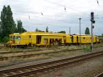 Universalstopfmaschine USM 362 Unimat 09-32/4S der Bahnbau-Gruppe (Hersteller Plasser&Theurer) am 07.08.2010 abgestellt im Bhf Oranienburg.