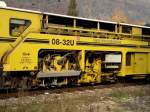 Detailansicht der Gleisstopfanlage an einer Maschine von Plasser und Theurer am 07.11.11 in Neckargemnd 