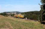 Stopfmaschine und Schotterpflug am 9.9.12 unterwegs bei Hiltersdorf nach Maxhtte-Haidhof