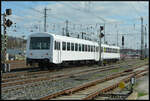 Nachschuss auf den THALES-Steuerwagen VS 202 (Baujahr 1985, NVR-Nr.: 95 80 0926 202-2 D-THADE) am 17.03.2024 in Würzburg.