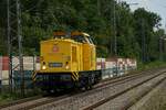 203 316 der DB Netz Instandhaltung am 17.08.2021 in Sachsenheim.