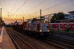 Die V180.13 durchf�hrt den Bahnhof M�nchen-Heimeranplatz, 24.06.2026.
