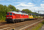  Die  Ludmilla  234 278-0 (92 80 1234 278-0 D-SEL) der SEL – Martin Schlünß Eisenbahnlogistik (Wankendorf), ex DB 234 278-0, ex DR 232 278-2, ex DR 132 278-3, schleppt am 24.07.2020