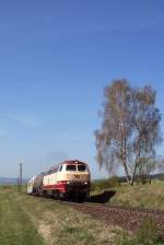 753 001 mit einer Mefahrt bei Hohenfurch (22.04.2007)