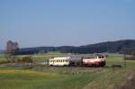 753 001 mit einer Mefahrt bei Hohenfurch (22.04.2007)