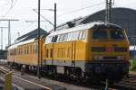 DB Systemtechnik 218 392 am 31.5.13 mit einem Messzug abgestellt in Bremen Hbf.